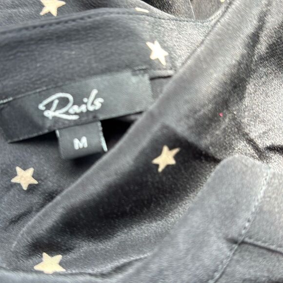 Rails Stars/Twinkle Hana‎ 100% Silk Casual Dress Women’s Size M - Picture 7 of 7